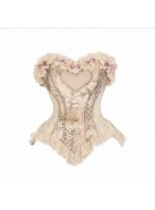 Blood Supply Cupid's Casket of Poems Heart Chest Rococo Corset Top(Full Payment Without Shipping)